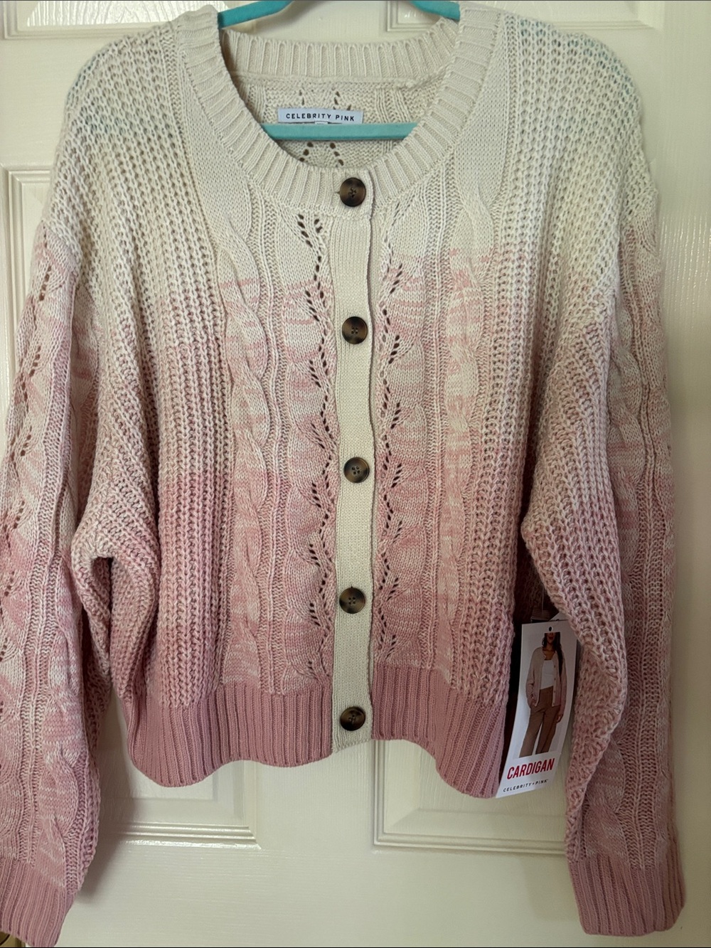 Celebrity Pink Knit Sweater